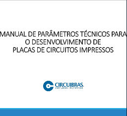 MANUAL DE PARÂMETROS TÉCNICOS CIRCUIBRAS