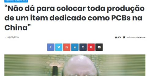 Entrevista com Presidente da Associação Brasileira de Circuitos Impressos.